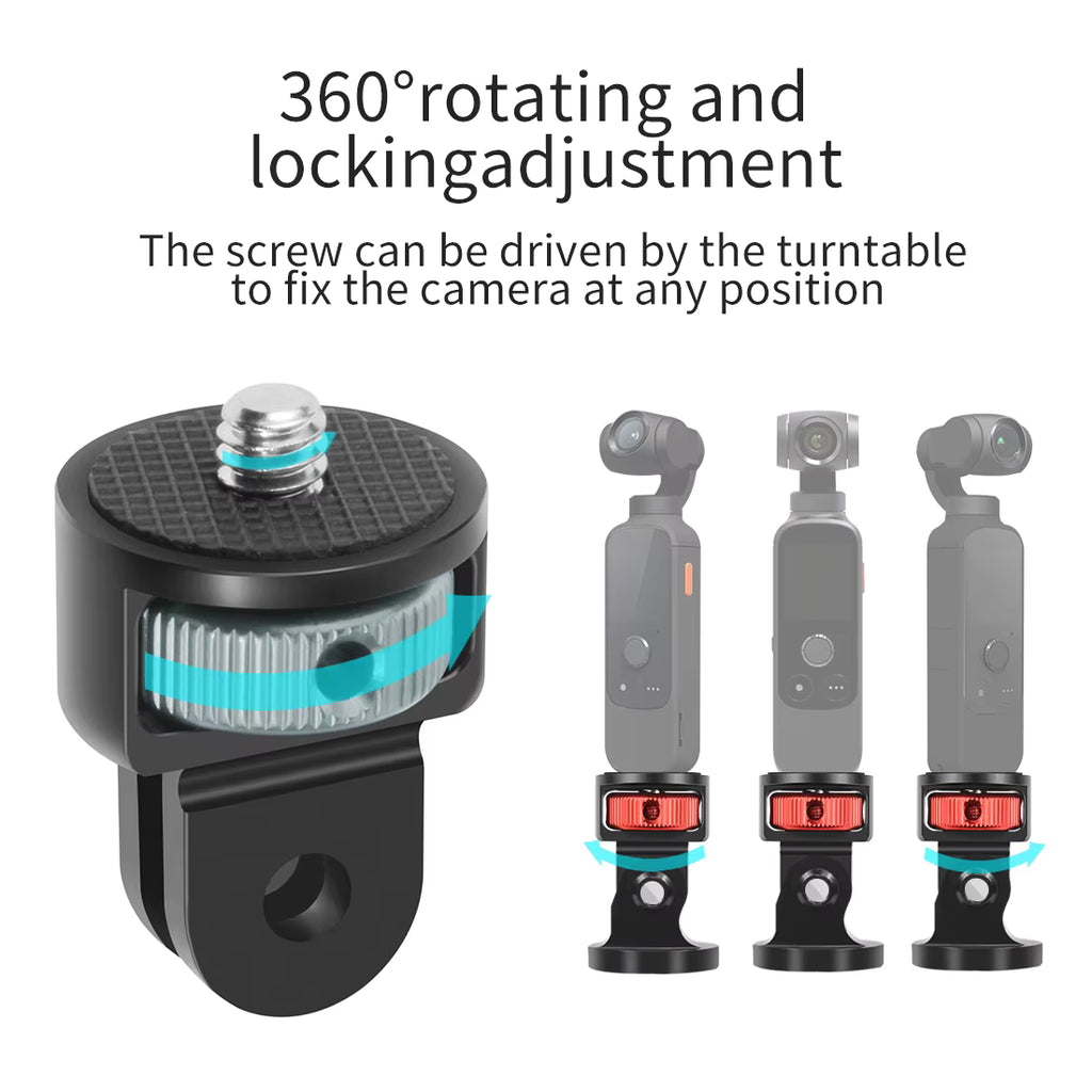 Insta360 til GoPro-feste Adapter (360° justerbar)