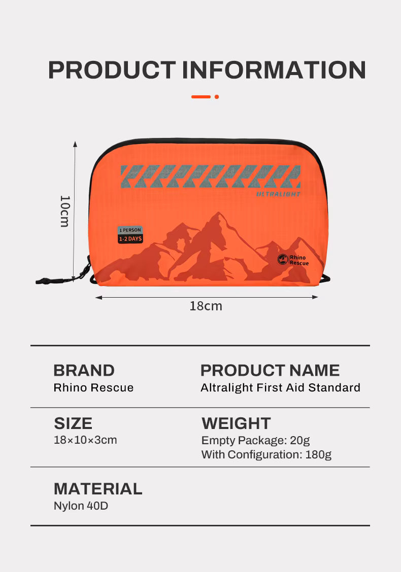 Rhino Rescue Ultralight First Aid Kit