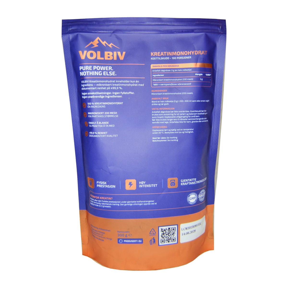 VOLBIV Creatine™ – Kreatinmonohydrat